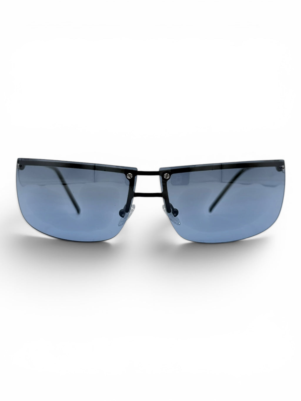 Gucci vintage sunglasses blue FW2000 - Frameless - Tom Ford Era