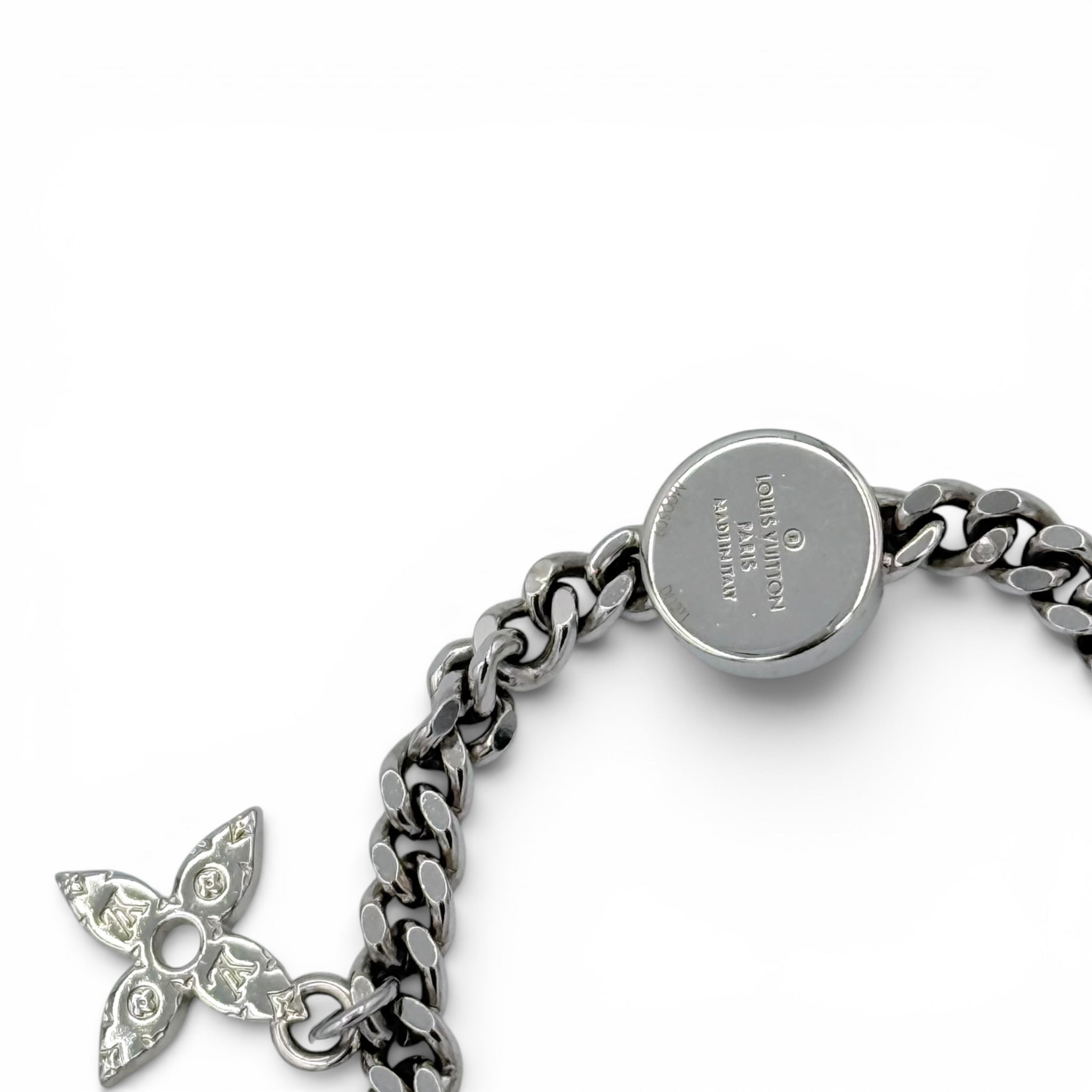Louis Vuitton silver tone bracelet