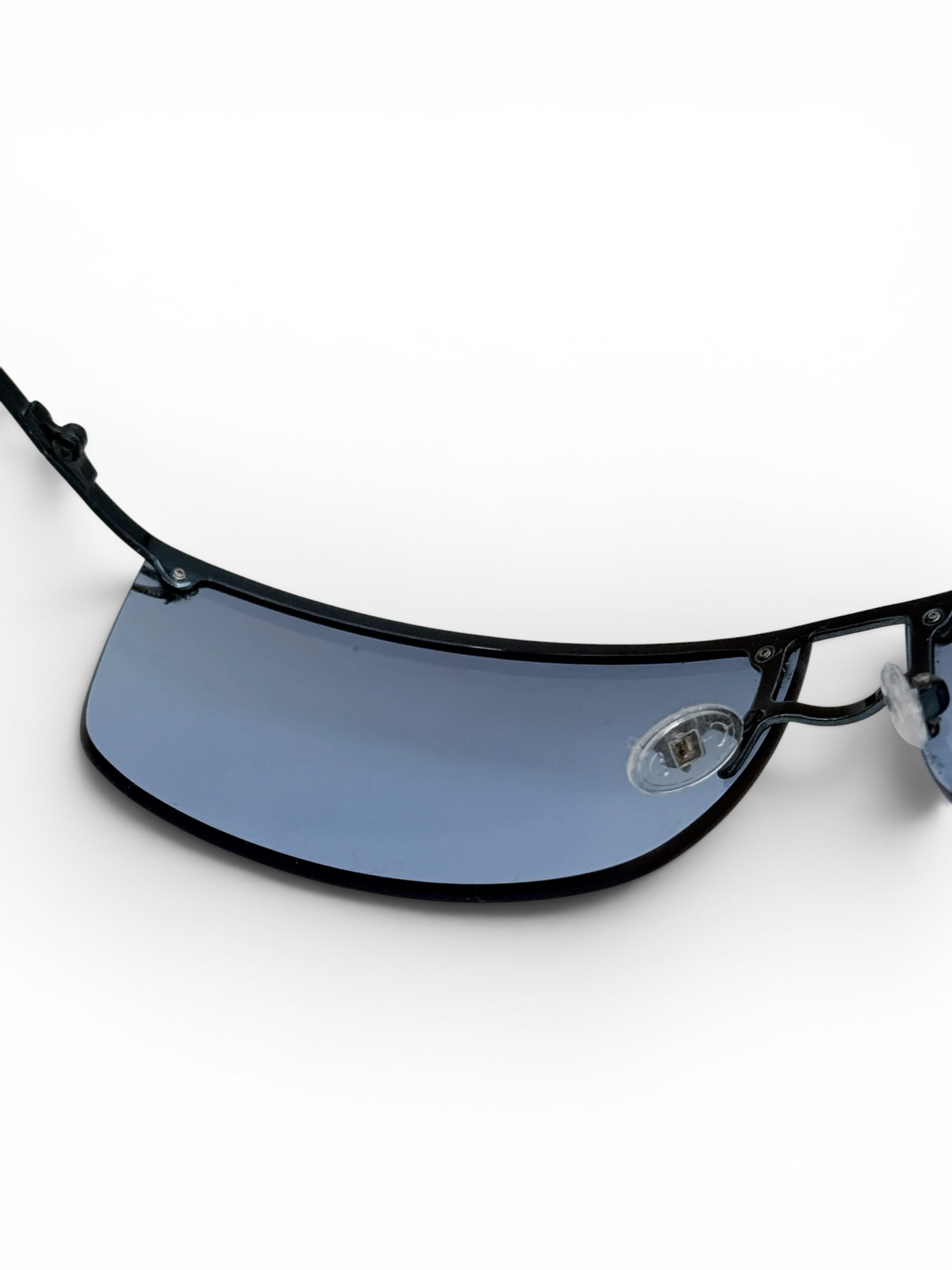 Gucci vintage sunglasses blue FW2000 - Frameless - Tom Ford Era