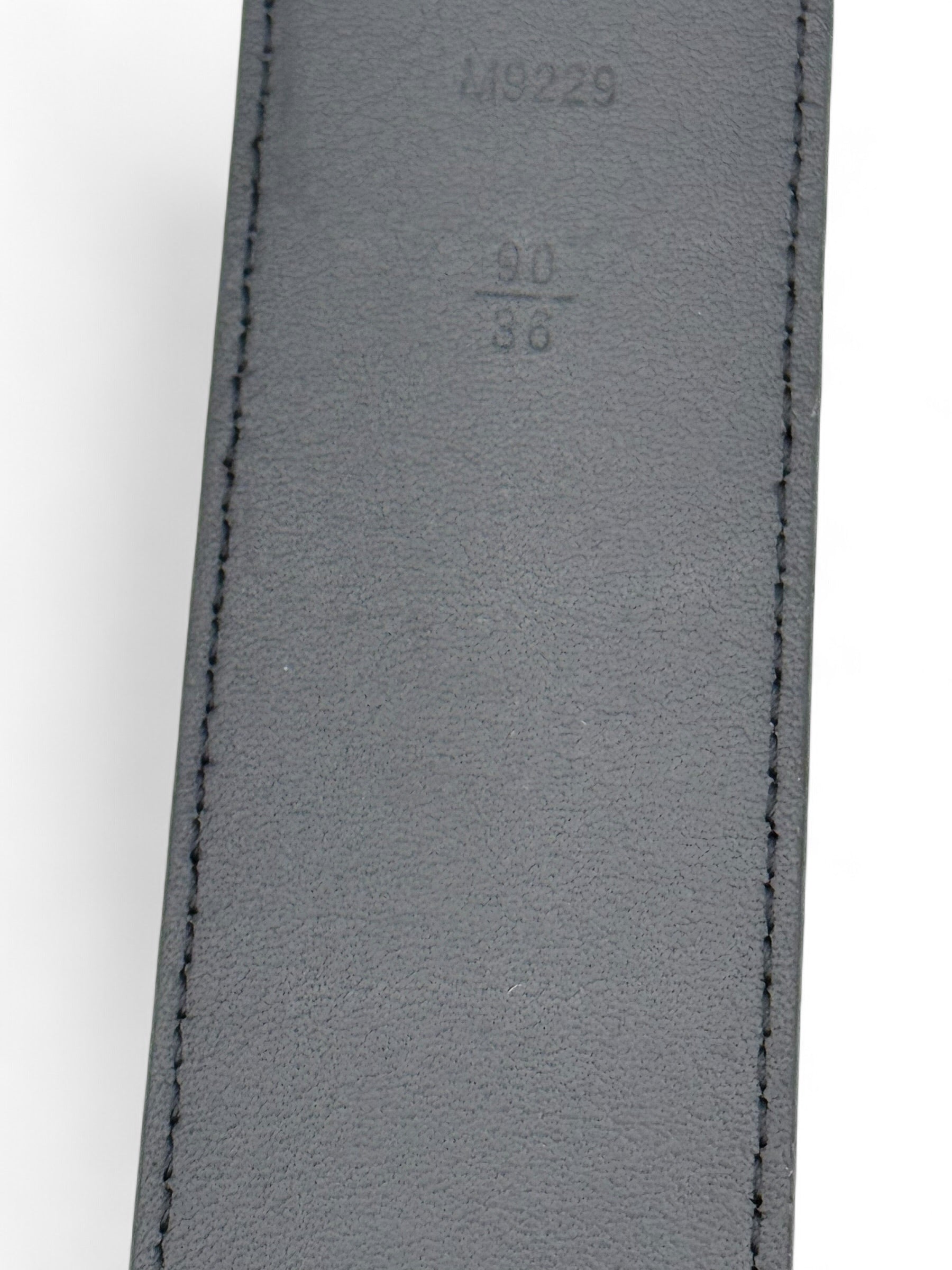 Louis Vuitton LV Initiales Belt 90cm - Black Epi Leather