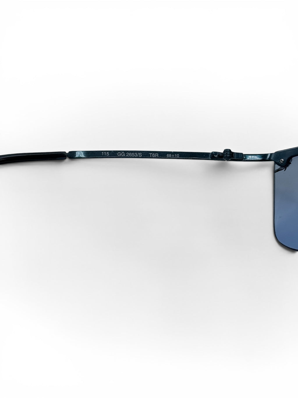 Gucci vintage sunglasses blue FW2000 - Frameless - Tom Ford Era