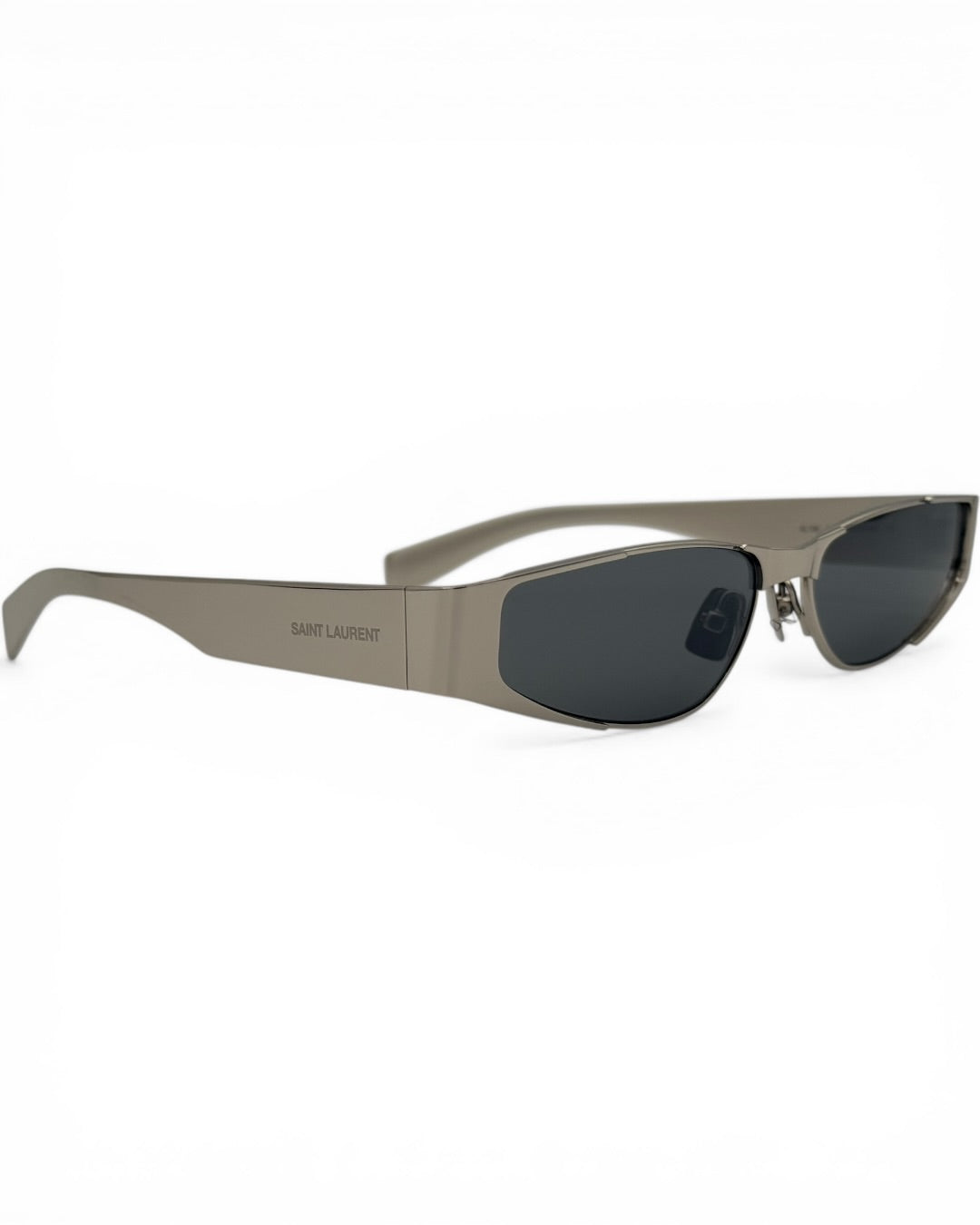 Saint Laurent SL 739 Sunglasses – Silver-Tone Metal
