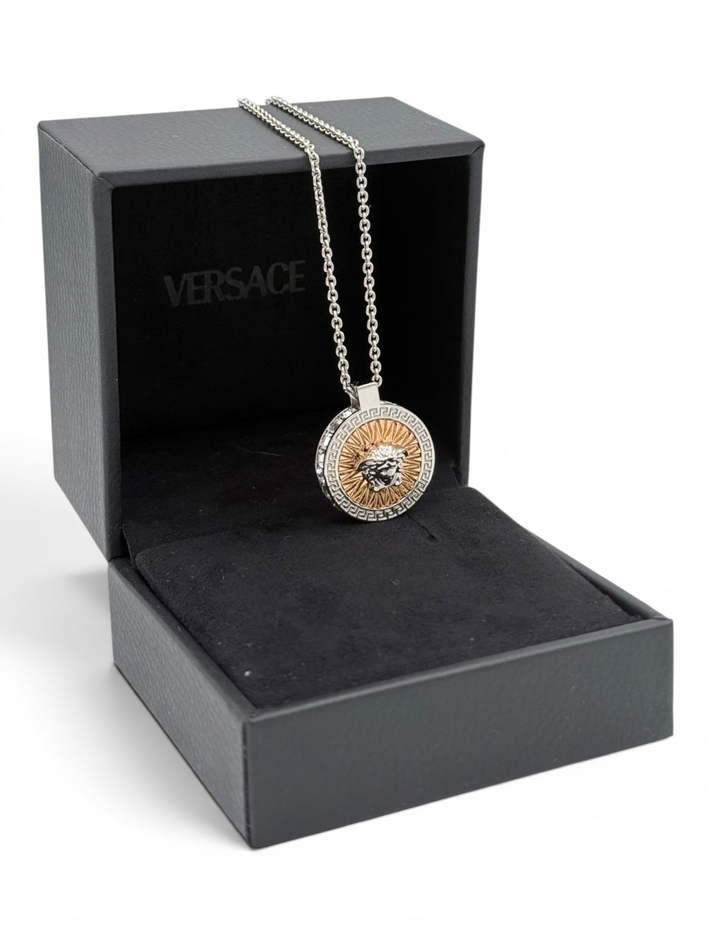 Versace medusa necklace