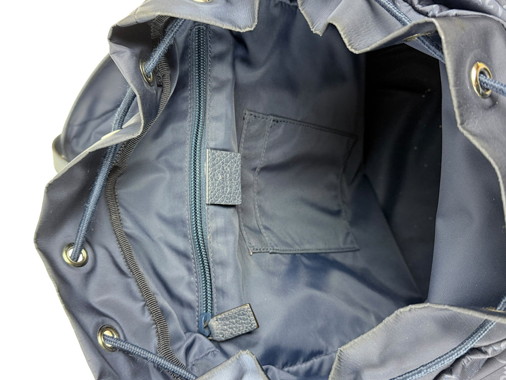 Gucci GG Nylon Backpack – Navy Blue