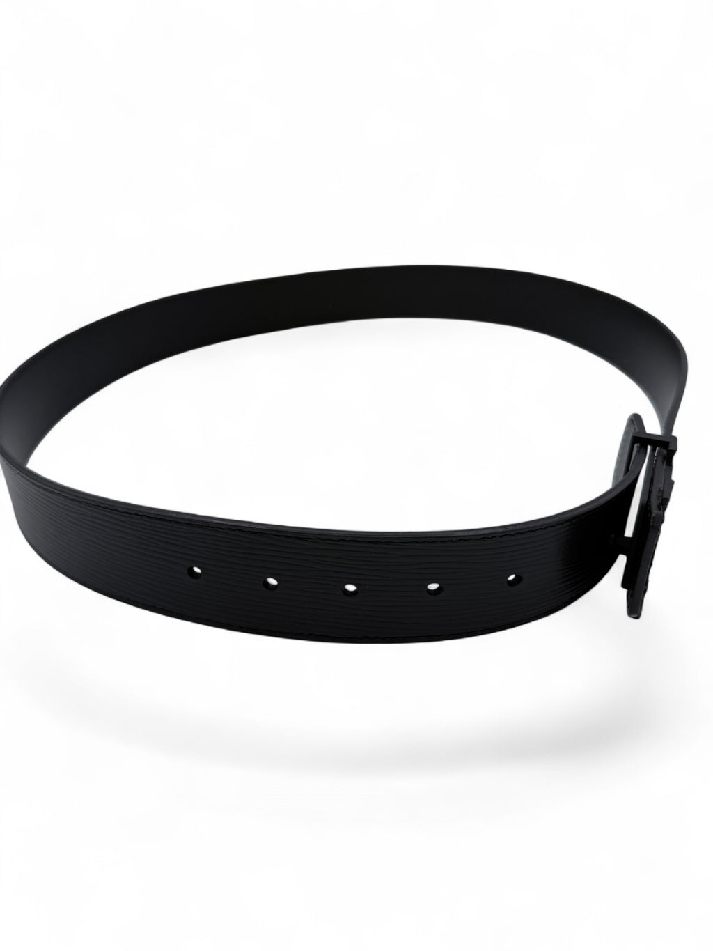 Louis Vuitton LV Initiales Belt 90cm - Black Epi Leather