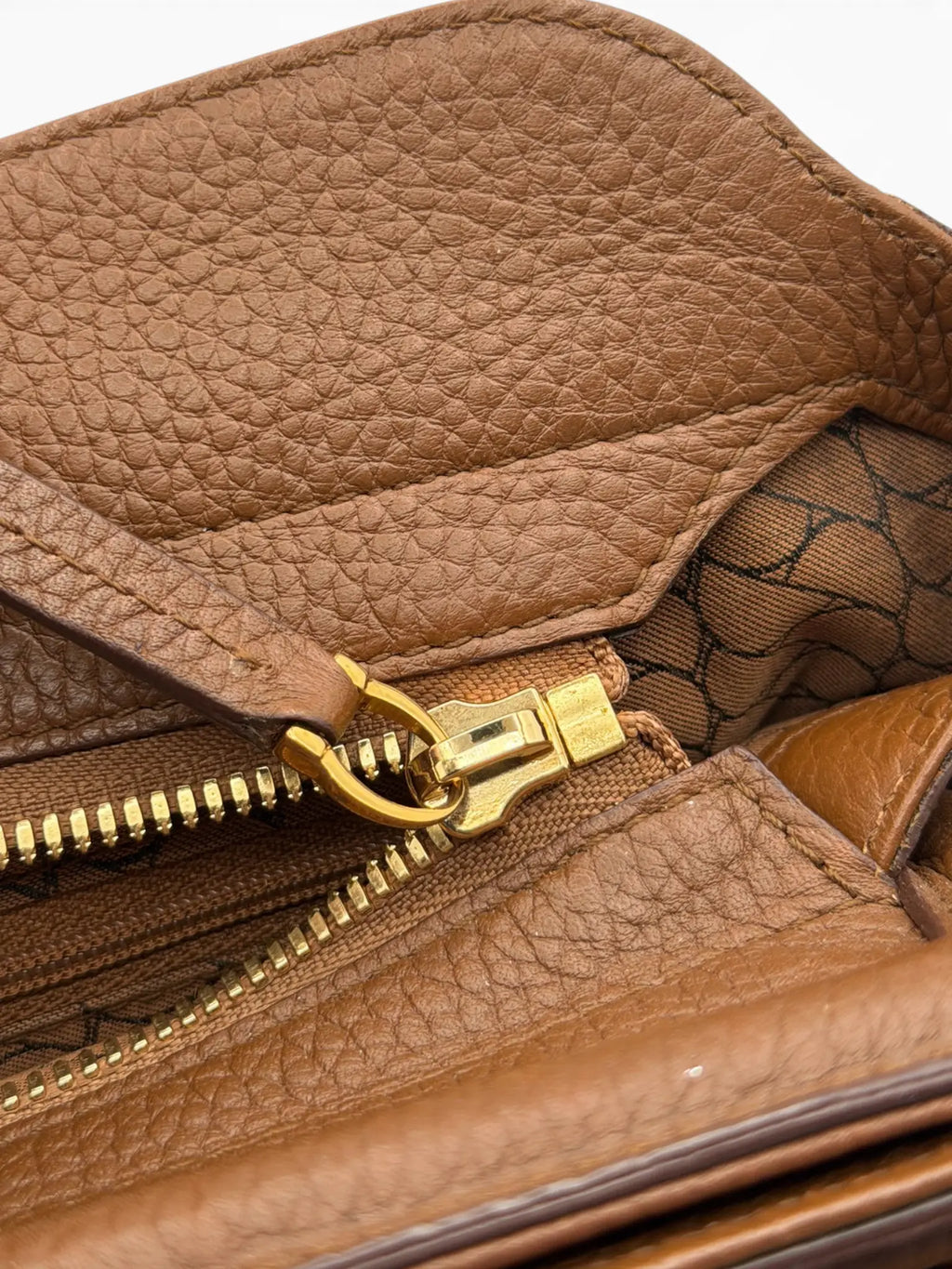 Cartier Bowler Bag – Brown Grained Leather – Gold Hardware
