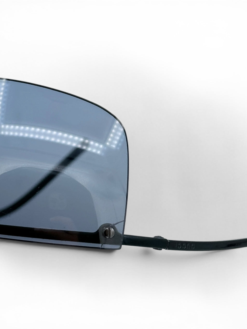 Gucci vintage sunglasses blue FW2000 - Frameless - Tom Ford Era
