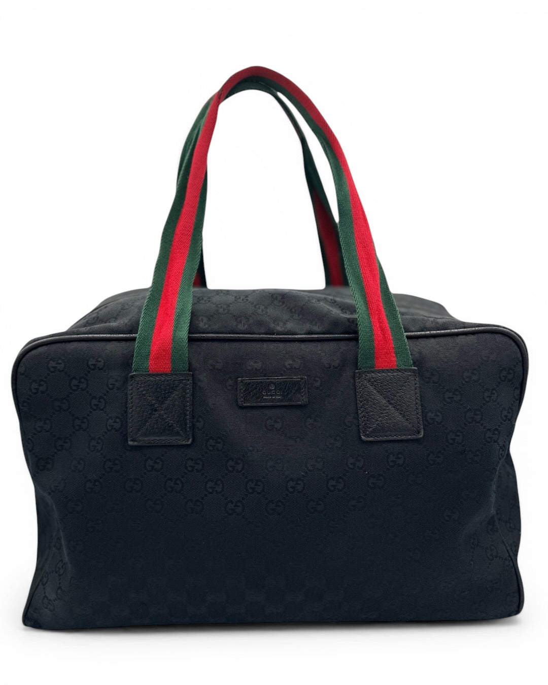 Gucci Duffle Bag – Black GG Monogram – Tom Ford Era