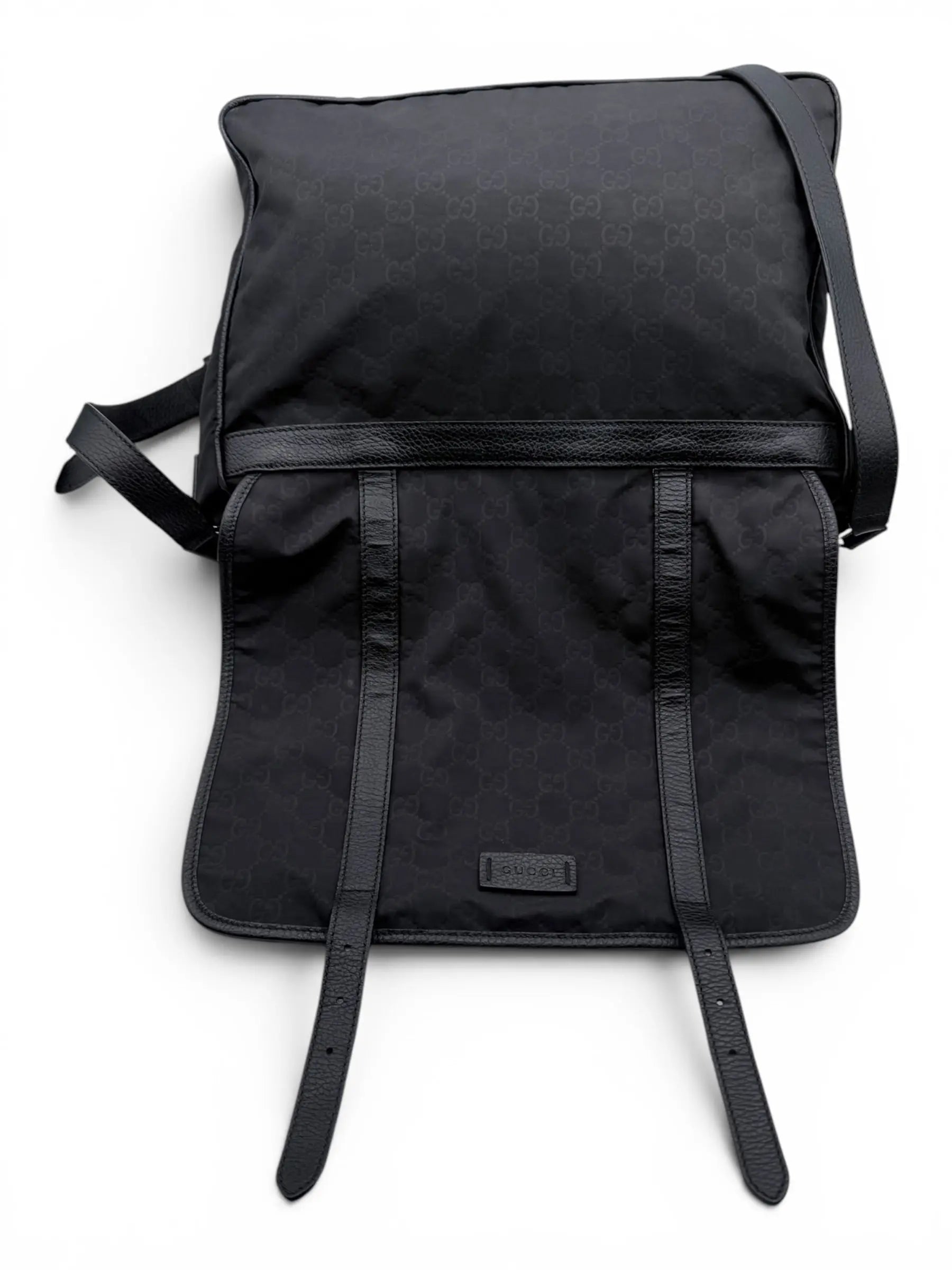 Gucci Monogram Nylon Messenger Bag LUXVINTAGELISBON