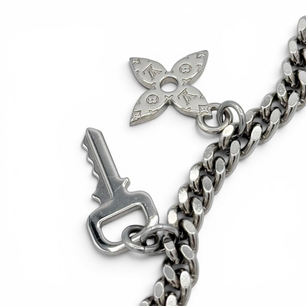 Louis Vuitton silver tone bracelet