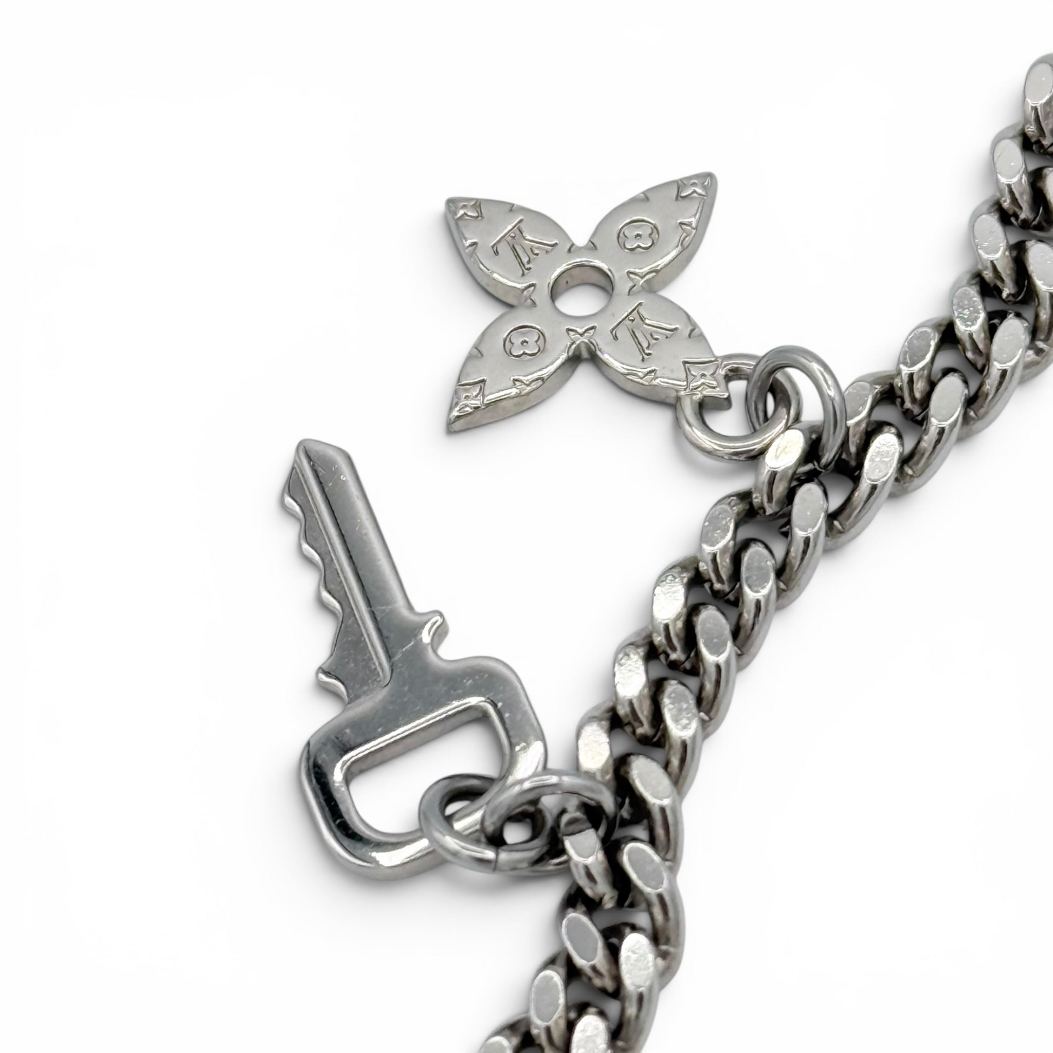 Louis Vuitton silver tone bracelet