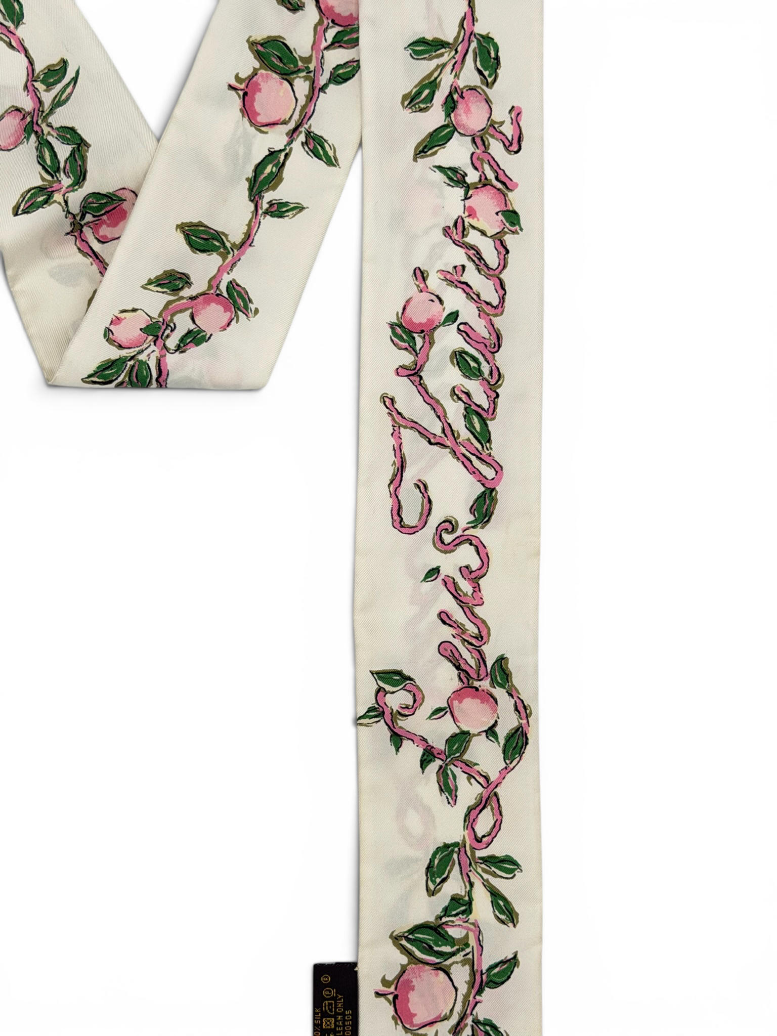 Louis Vuitton pink floral silk bandeau