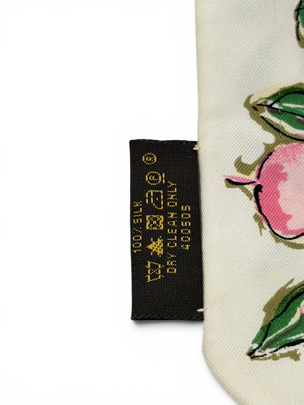 Louis Vuitton pink floral silk bandeau