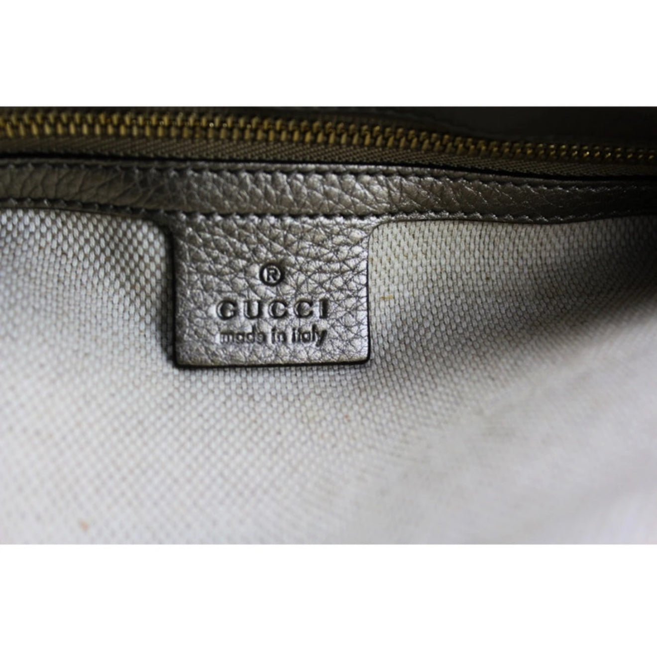 Gucci Soho Flap Disco – Metallic Leather (Gold / Silver)