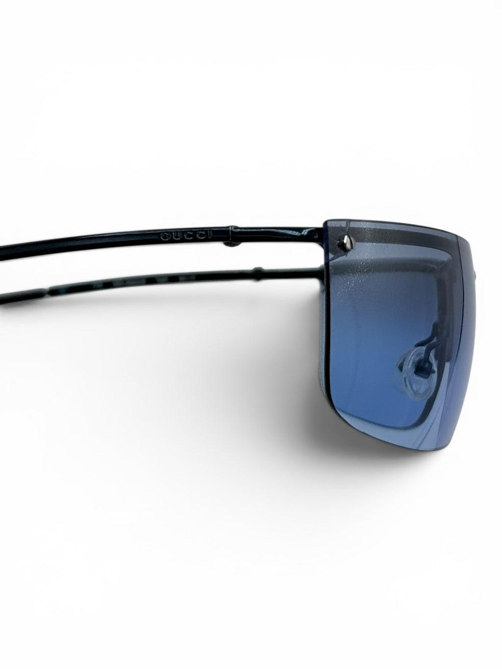 Gucci vintage sunglasses blue FW2000 - Frameless - Tom Ford Era