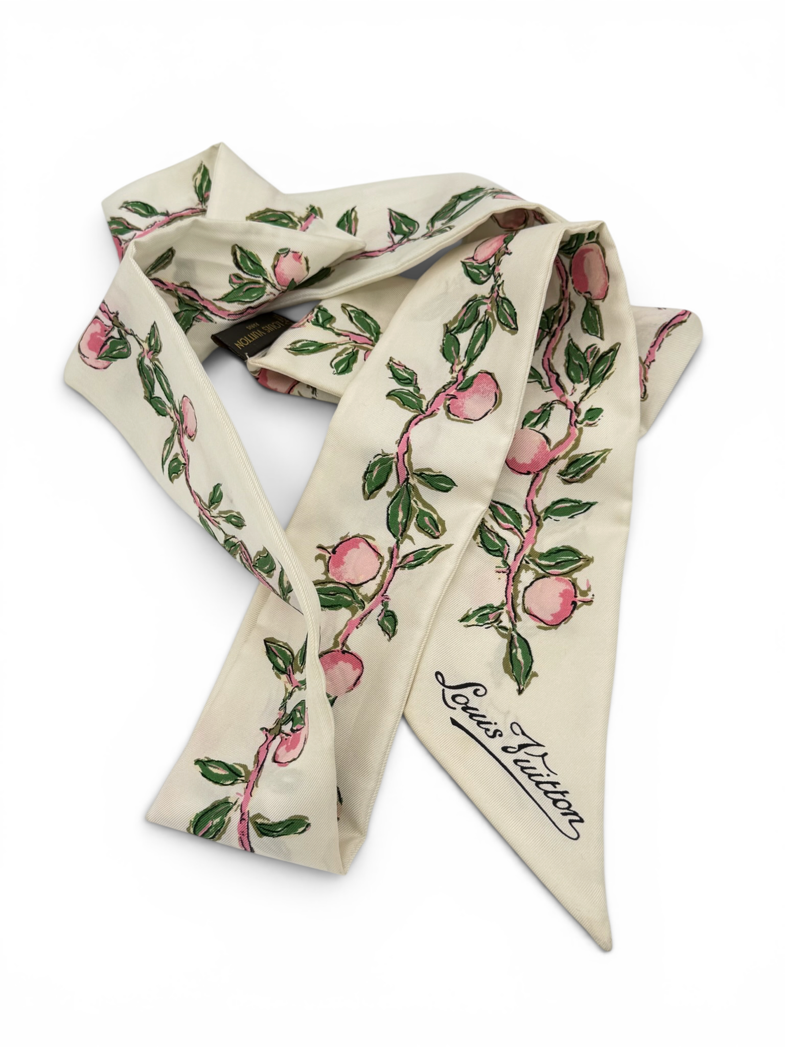 Louis Vuitton pink floral silk bandeau