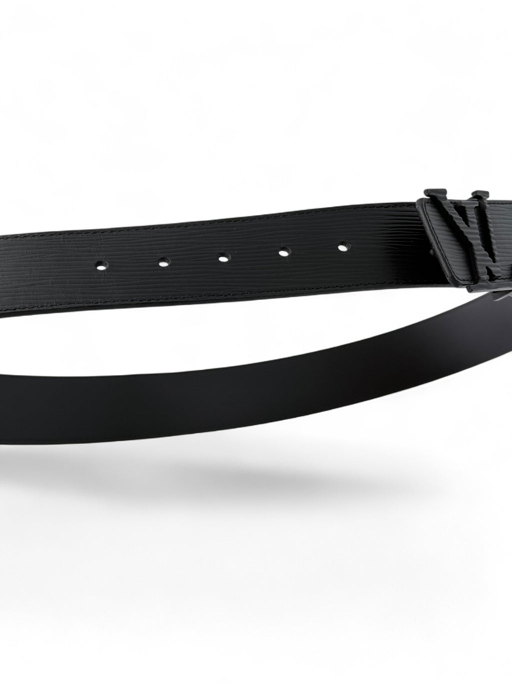 Louis Vuitton LV Initiales Belt 90cm - Black Epi Leather