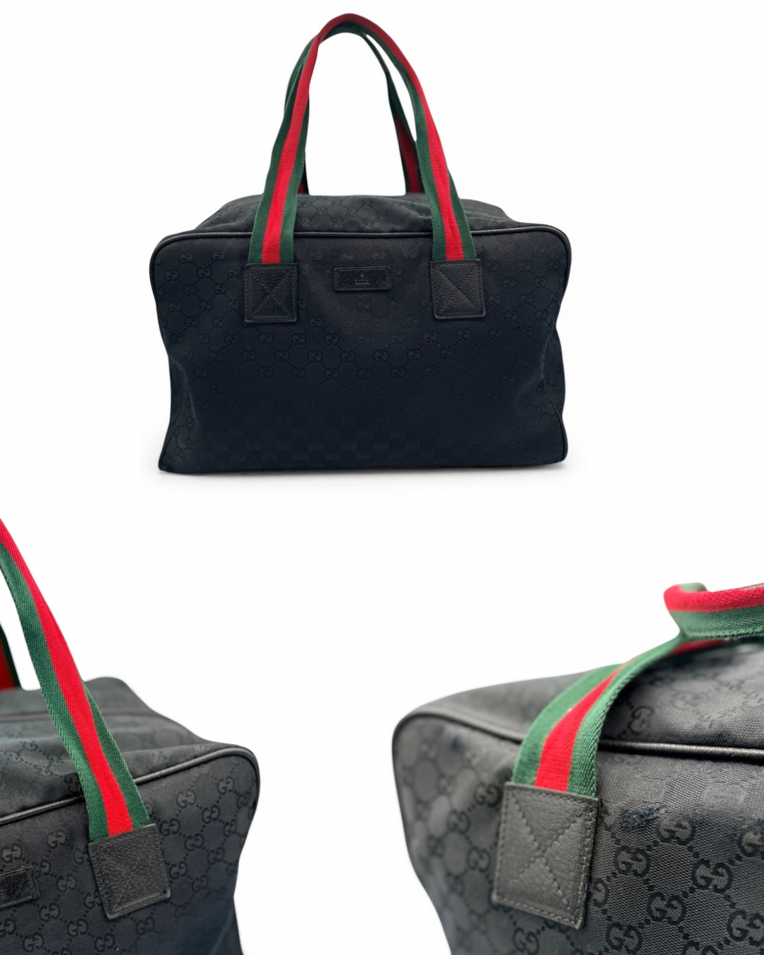 Gucci Duffle Bag – Black GG Monogram – Tom Ford Era