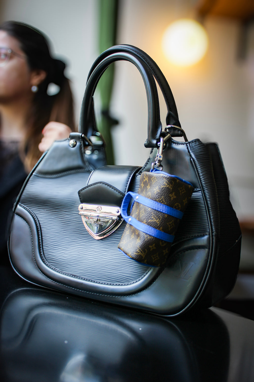 Louis Vuitton Montaigne PM – Black Epi Leather